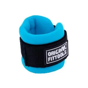 Ремень для тренировки мышц бедра и ягодиц регулируемый Original FitTools (F0-кольцо) синий