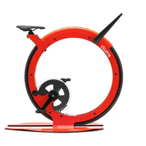 Велотренажер вертикальный Ciclotte Steel Traffic красный