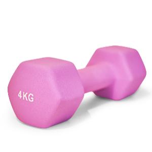 Купить Unix Fit Гантель неопреновая 4 кг / шт. Violet в Москве