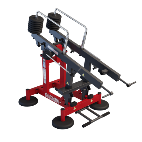 Разнорычажная тяга в наклоне MB Barbell Bent-Over Row With Free Levers MB 7.103E
