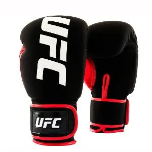 Перчатки для бокса и ММА UFC черно-красные REG