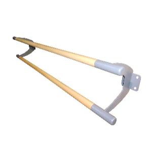 Купить Original FitTools Станок хореографический пристенный двухрядный 1,5 м Premium (перекладина D-40 мм бук) в Москве