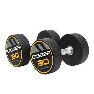 Комплект полиуретановых гантелей Hasttings Digger HD51D4C-27,5-37,5 5 пар 27,5–37,5 кг