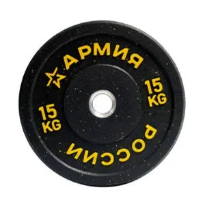 Диск бамперный Original FitTools Армия России 15 кг