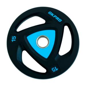 Original FitTools Диск олимпийский полиуретановый 15 кг OKPRO