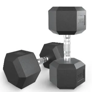 Гантель гексагональная обрезиненная Unix Fit 20 кг / шт.