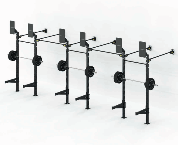Настенная низкая рама (четыре секции, компактная) Technogym Wall Low Rig Four Bay Compact
