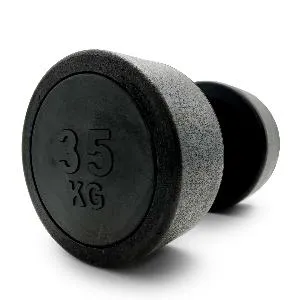 Гантель круглая обрезиненная Unix Fit PRO 35 кг / шт.