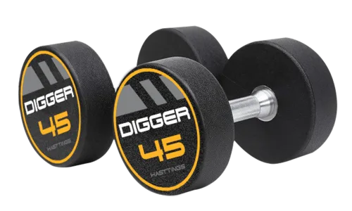 Комплект полиуретановых гантелей Hasttings Digger 5 пар от 40 до 50кг HD51D4C-40-50