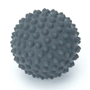 Мяч массажный Original FitTools 9 см серый