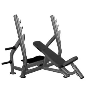 Наклонная скамья для жима лежа со стойками Aerofit Impulse IT7015