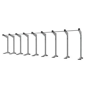 Силовая стойка 8-модульная Torque X-Create XCW-8M-05 односторонняя (платинум)