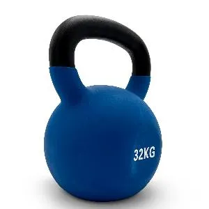 Гиря виниловая Unix Fit 32 кг синяя