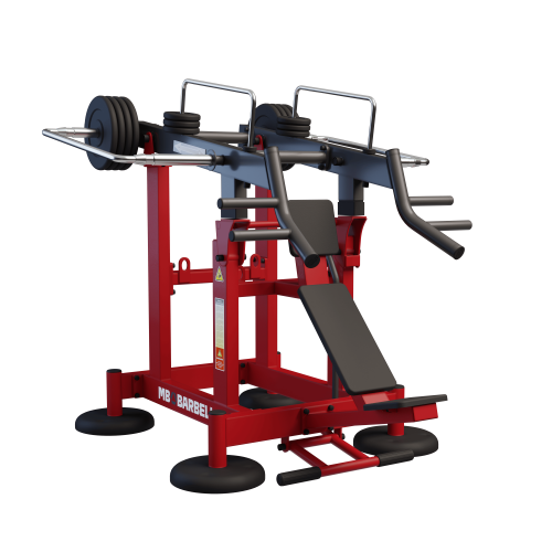 Жим под углом вверх сидя MB Barbell StreetBarbellLight MB 7.75E
