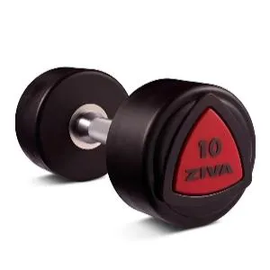 Набор уретановых гантелей Ziva ZVO-DBPU-1039-RD 12–20 кг