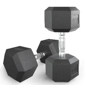 Гантель гексагональная обрезиненная Unix Fit 17,5 кг / шт.