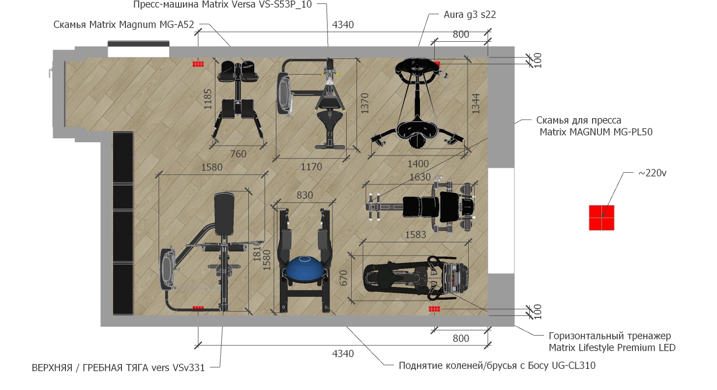 Частный тренажерный зал в Санкт-Петербурге