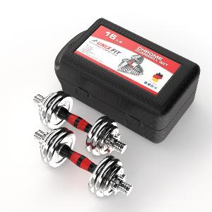 Unix Fit Набор гантелей в кейсе 15 кг