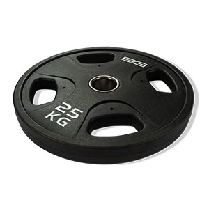 Купить Bronze Gym Диск олимпийский обрезиненный черный 25 кг BG-PA-PL-P250 в Москве