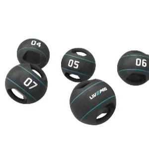 Медицинбол с двойными ручками Livepro LP8111-04 4 кг