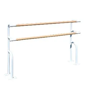 Станок хореографический напольный двухрядный Original FitTools 1,5 м (перекладина D-40 мм береза)