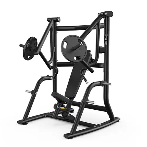 Жим от груди наклонный вниз широким хватом Matrix Fitness MAGNUM MG-PL15