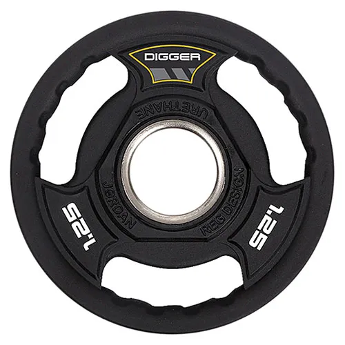 Диск олимпийский полиуретановый 3-х хватовый Hasttings 1,25 кг