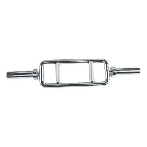 Гриф олимпийский с параллельным хватом Bronze Gym BG-PA-BR-P001 с замками (хром, 860х50 мм)