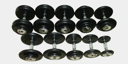 Гантельный ряд обрезиненный Matrix Fitness (20 пар)