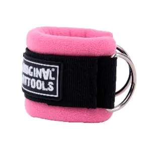 Ремень для тренировки мышц рук регулируемый Original FitTools (D-кольцо) розовый