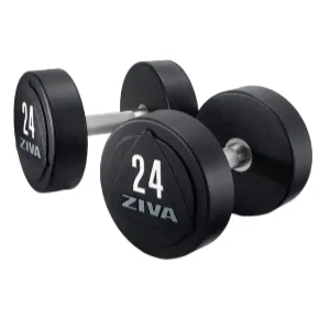 Набор уретановых гантелей Ziva 12–30 кг (10 пар)