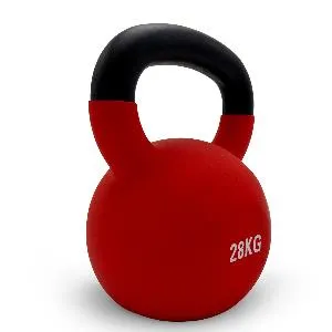 Гиря виниловая Unix Fit 28 кг красная