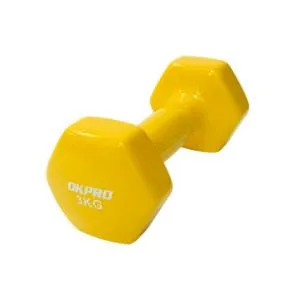 Гантель виниловая Original FitTools 3 кг для групповых программ