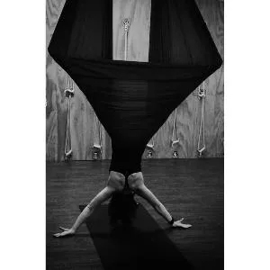 Йога гамак Targex, черный