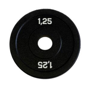 Original FitTools Диск бамперный 1,25 кг (черный)
