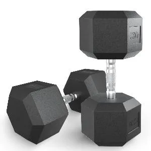 Гантель гексагональная обрезиненная Unix Fit 40 кг / шт.