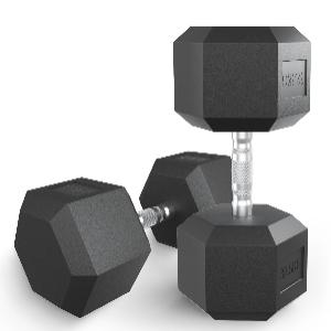 Unix Fit Гантель гексагональная обрезиненная 32,5 кг / шт.