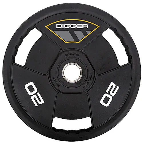 Диск олимпийский полиуретановый 3-х хватовый Hasttings 20 кг