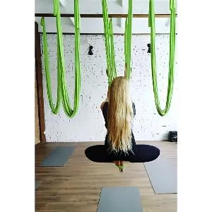 Йога гамак Targex, лайм