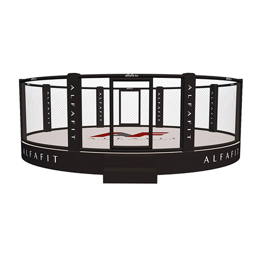 MMA Арена тренировочная AlfaFit на помосте высотой 0,5 м