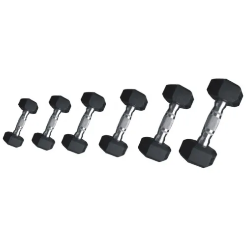 Набор гексагональных гантелей 2,5-25 кг KRAFT Fitness