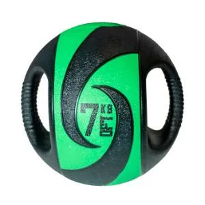 Мяч тренировочный медицинбол с хватами Original FitTools 7 кг