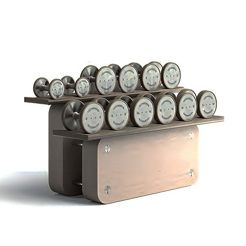 Набор гантелей с горизонтальной стойкой Technogym Personal Dumbbells Horizontal Full Set