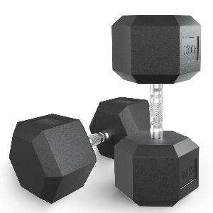 Unix Fit Гантель гексагональная обрезиненная 40 кг / шт.