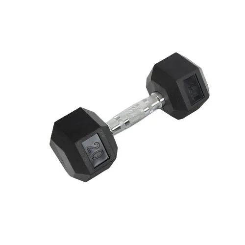 Гантель шестигранная прорезиненная TRX HEX 9,07 кг