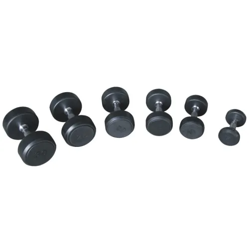 Набор обрезиненных гантелей 27,5-50 кг KRAFT Fitness