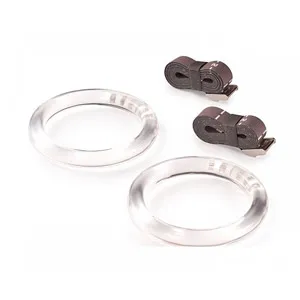 Прозрачные гимнастические кольца в подарочном кейсе Desire Air Rings