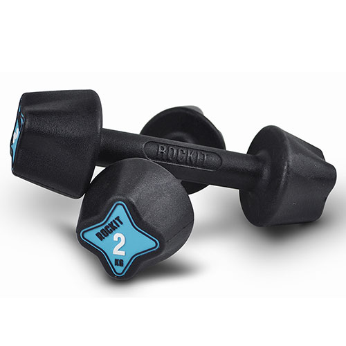 Набор гантелей уретановых Rockit Studio 1–10 кг (110 кг, 10 пар)