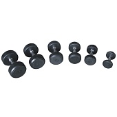 Набор обрезиненных гантелей 2,5-50 кг KRAFT Fitness