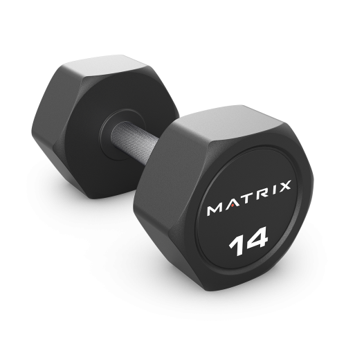 Набор гексагональных уретановых гантелей Matrix Fitness Urethane Hex DB Set 2-50 кг шаг 2 кг 25 пар